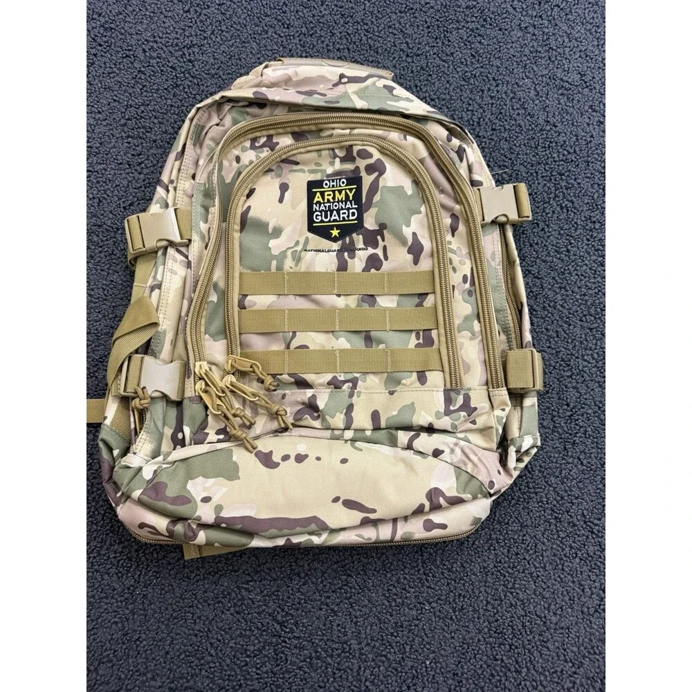 Ohio Army National Guard Camo Backpack Tactical Military Bag